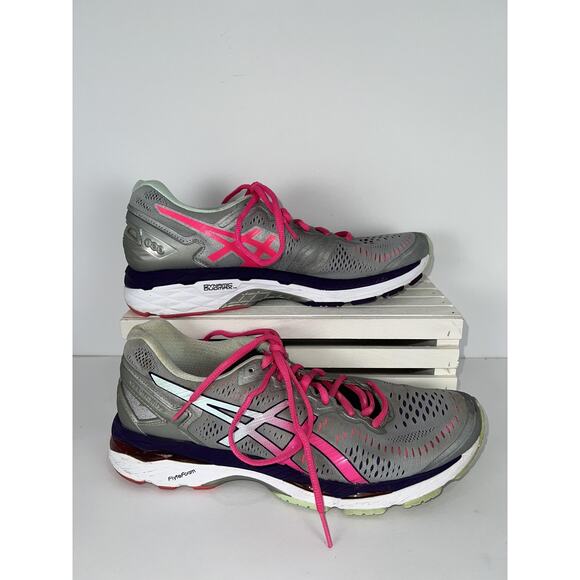 ASICS Gel Kayano 25 Shoes Mens Size 11 FlyteFoam Running T696N Sneakers - Picture 1 of 6